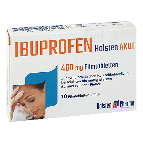 Ibuprofen Holsten akut 400 mg Filmtabletten - 1