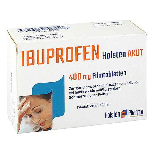 Ibuprofen Holsten akut 400 mg Filmtabletten - 1