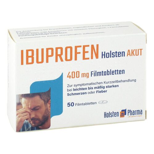 Ibuprofen Holsten akut 400 mg Filmtabletten - 1