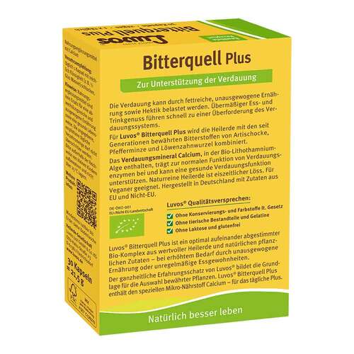 Luvos Heilerde Bio Bitterquell Plus Kapseln - 2
