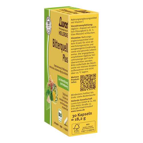 Luvos Heilerde Bio Bitterquell Plus Kapseln - 3