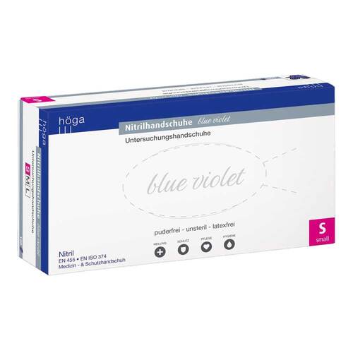 Nitril Untersuchungshandschuhe unste.puderfrei S blue violet - 1