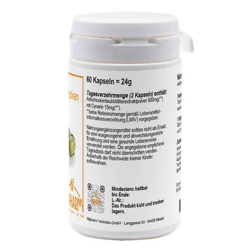 Artischocken Allpharm Premium Kapseln - 3