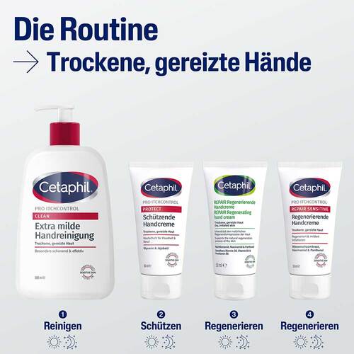 Cetaphil Pro Itch Control Repair sensitive regenerierende Handcreme  - 7