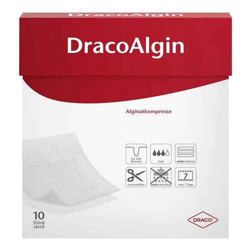 Dracoalgin 5x5 cm Alginatkompresse - 1