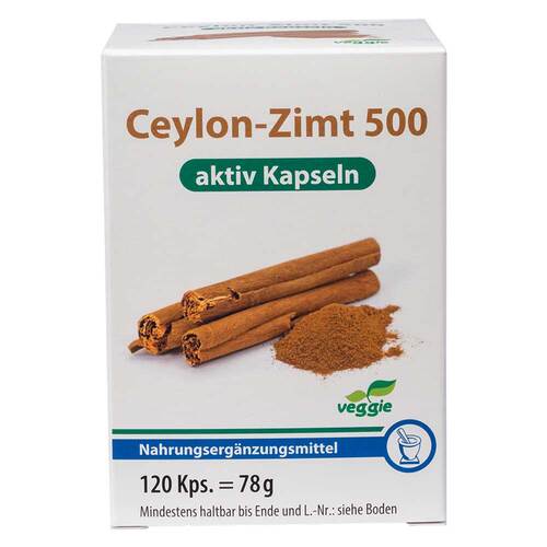 Ceylon-Zimt 500 aktiv Kapseln - 1