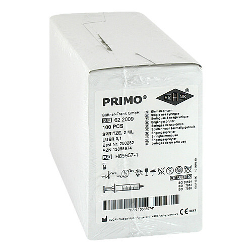 Primo Einmalspritze 2 ml Luer - 1
