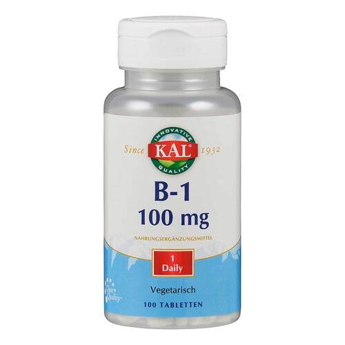 Vitamin B1 Thiamin 100 mg Tabletten - 1