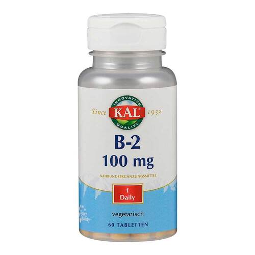 Vitamin B2 Riboflavin 100 mg Tabletten - 1