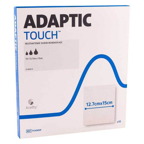 Adaptic Touch 12,7x15 cm nichthaft.Sil.Wundauflage - 1