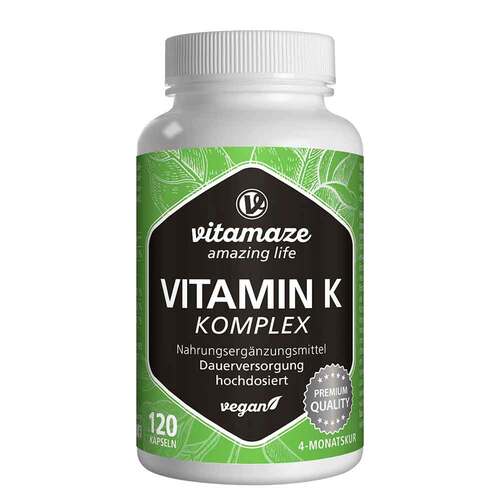 Vitamin K Komplex K1 + K2 vegan Kapseln - 1