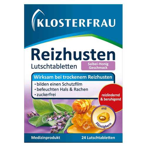 Klosterfrau Reizhusten Salbei-Honig Lutschtabletten  - 1