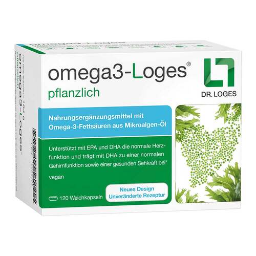 OMEGA3-Loges pflanzlich Kapseln - 1