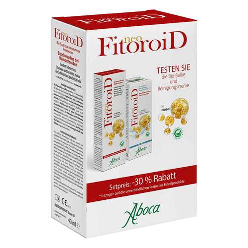 Neo Fitoroid Bio-Salbe + Reinigungscreme Kombipack. - 1