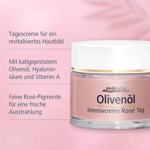 Oliven&ouml;l Intensivcreme Rose Tagescreme - 3
