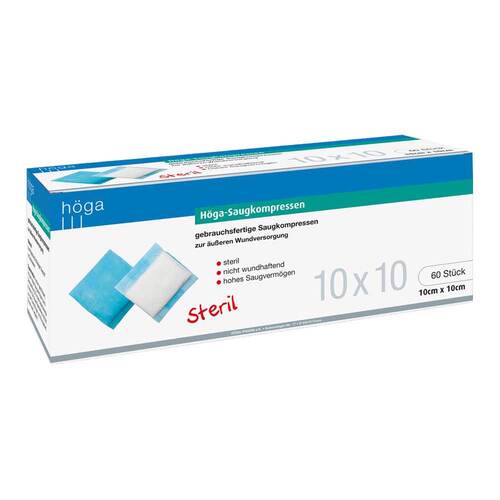H&ouml;ga-Saugkompressen steril 10x10 cm - 1
