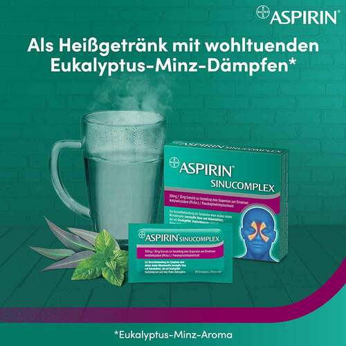 Aspirin SinuComplex 500 mg/30 mg Granulat Suspension - Herstellung Beutel  - 5