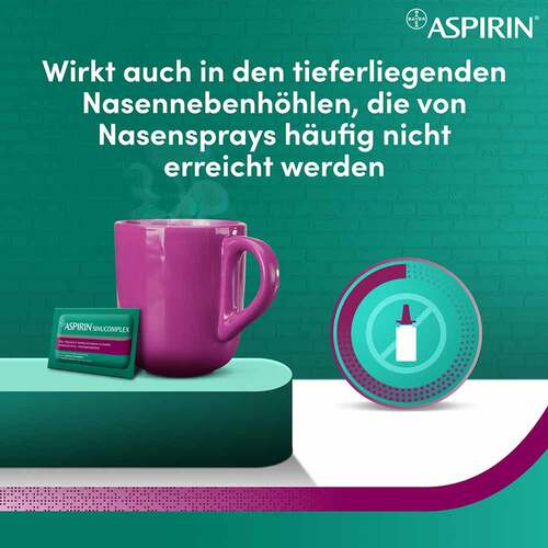 Aspirin SinuComplex 500 mg/30 mg Granulat Suspension - Herstellung Beutel  - 7