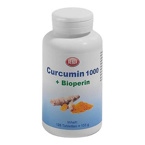 Curcumin 1000 + Bioperin Berco Tabletten - 1
