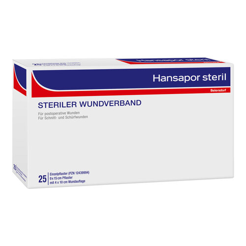 Hansapor steril Wundverband 10x15 cm - 1