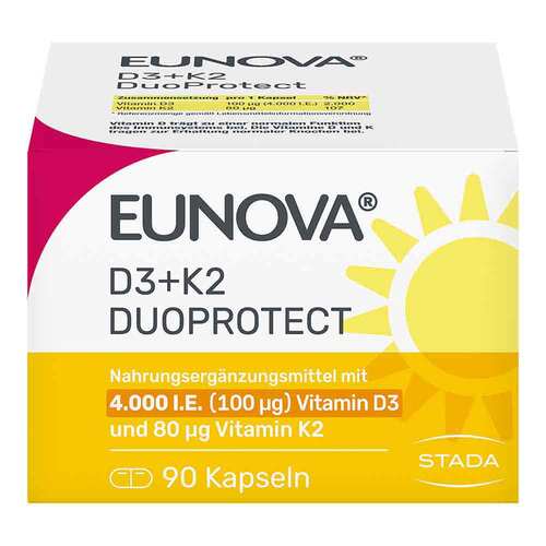 Eunova Duoprotect D3 + K2 4000 I.E. / 80 µg Kapseln - 1