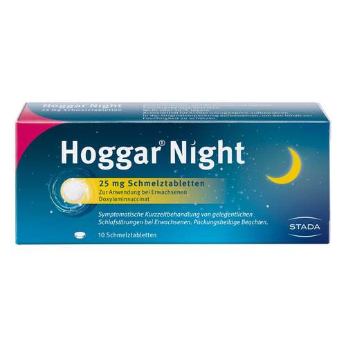 Hoggar® Night 25 mg Doxylamin Schlaf-Schmelztabletten - 1