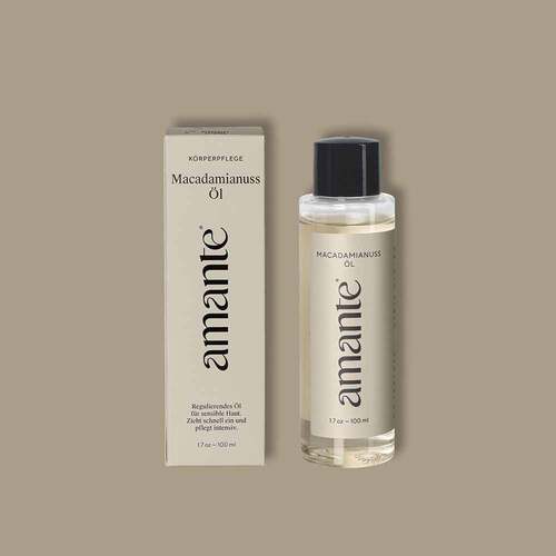 Macadamianuss&ouml;l 100% rein Hautpflege&ouml;l Amante - 6