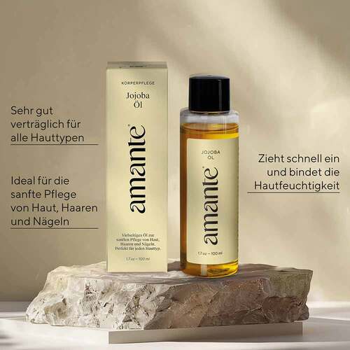 Jojoba &Ouml;l 100% rein Hautpflege&ouml;l Amante - 3