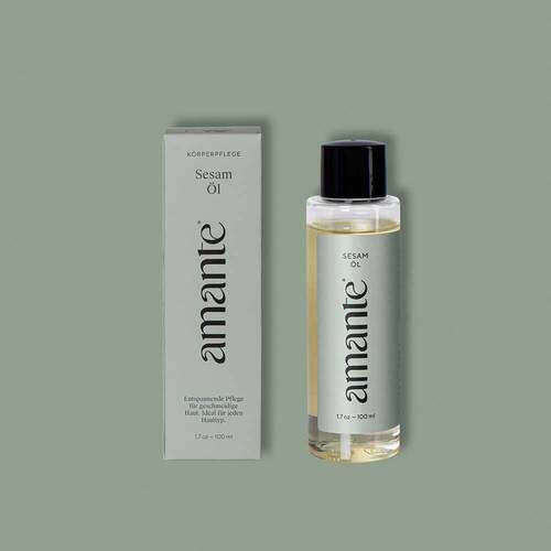 Sesam&ouml;l 100% rein Hautpflege&ouml;l Amante - 6
