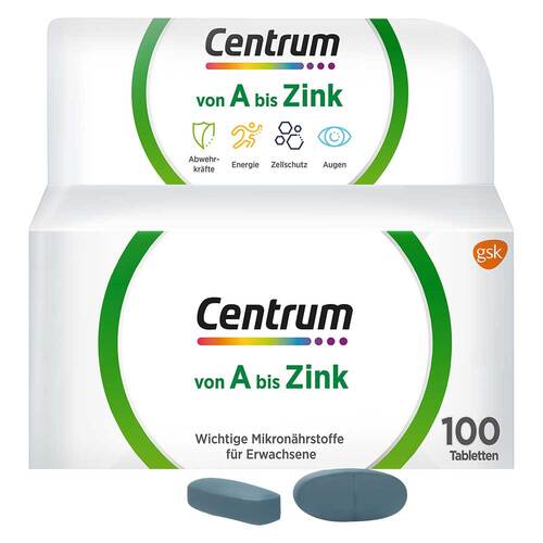 Centrum A-Zink Tabletten - 1