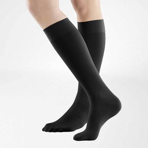 Venotrain soft K2 AD n.long M anthrazit mit Spitze  - 1