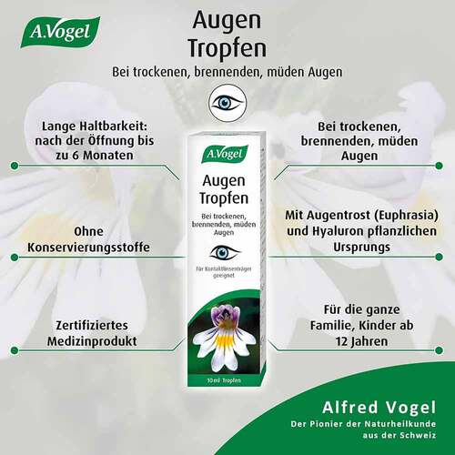 A.VOGEL Augen-Tropfen 6 Mon.n.&Ouml;ffnen haltbar - 7