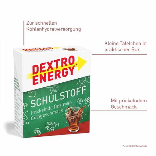 Dextro Energy Cola Schulstoff T&auml;felchen - 2