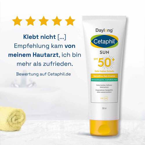 Cetaphil Sun sensitive Gel-Creme SPF 50 + Sonnenschutz - 5