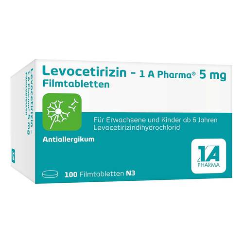 Levocetirizin – 1 A Pharma® 5 mg Filmtabletten - 1