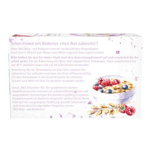 H&S Bio Baby- und Kindertee Tr&auml;umfein Filterbeutel - 2