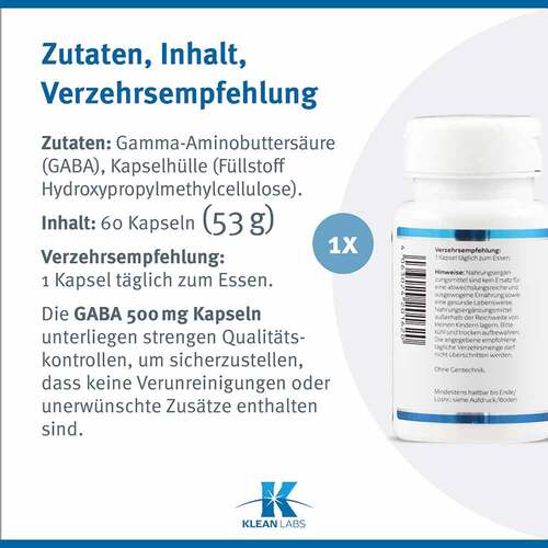 Gaba 500 mg Kapseln - 6