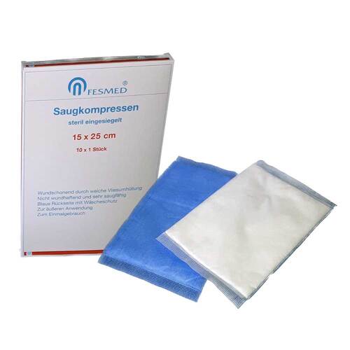Saugkompressen 15x25 cm unsteril - 1