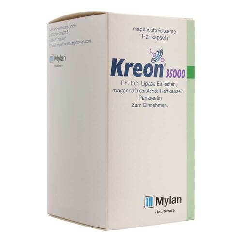Kreon 35.000 Ph.Eur.Lipase Einheiten magensaftresistent Hartkapseln  - 1