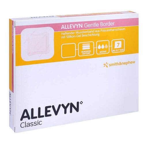 Allevyn Gentle Border 12,5x12,5 cm Schaumverband  - 1