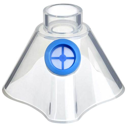 Aponorm Inhalationsger&auml;t Maske Silikon Gr&ouml;&szlig;e L blau - 1