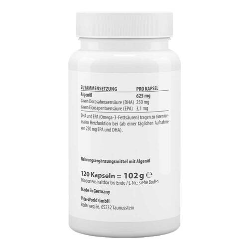 Algen&ouml;l 625 mg Omega-3 vegan Kapseln - 2