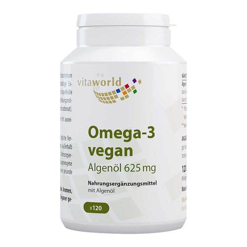 Omega-3 vegan Algen&ouml;l 625 mg Kapseln - 1