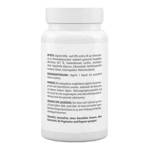 Omega-3 vegan Algen&ouml;l 625 mg Kapseln - 3