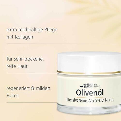 Oliven&ouml;l Intensivcreme Nutritiv Nachtcreme - 3