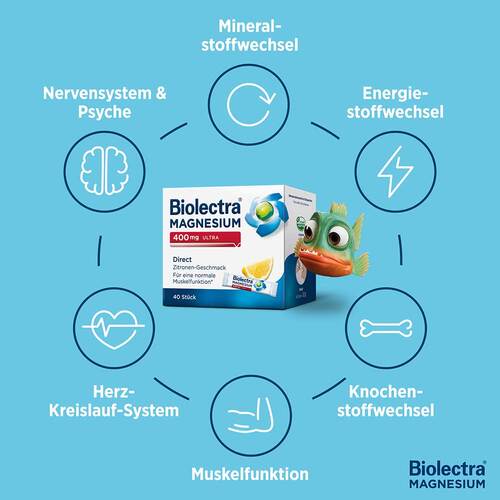 Biolectra Magnesium 400 mg ultra Direct Zitrone - 3