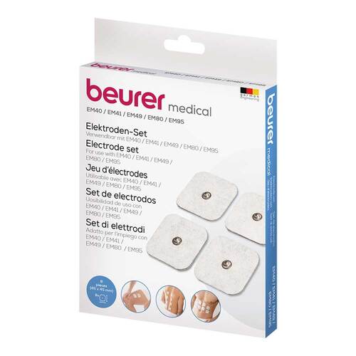 Beurer EM40 / 41 / 49 / 80 / 95 Elektroden 45x45 mm - 1