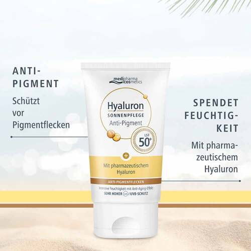 Hyaluron Sonnenpflege Gesicht Anti-Pigment &amp; Anti-Age LSF50 - 3