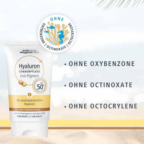 Hyaluron Sonnenpflege Gesicht Anti-Pigment &amp; Anti-Age LSF50 - 6