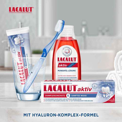 Lacalut aktiv Zahnfleischschutz &amp; sanftes Wei&szlig; - 6